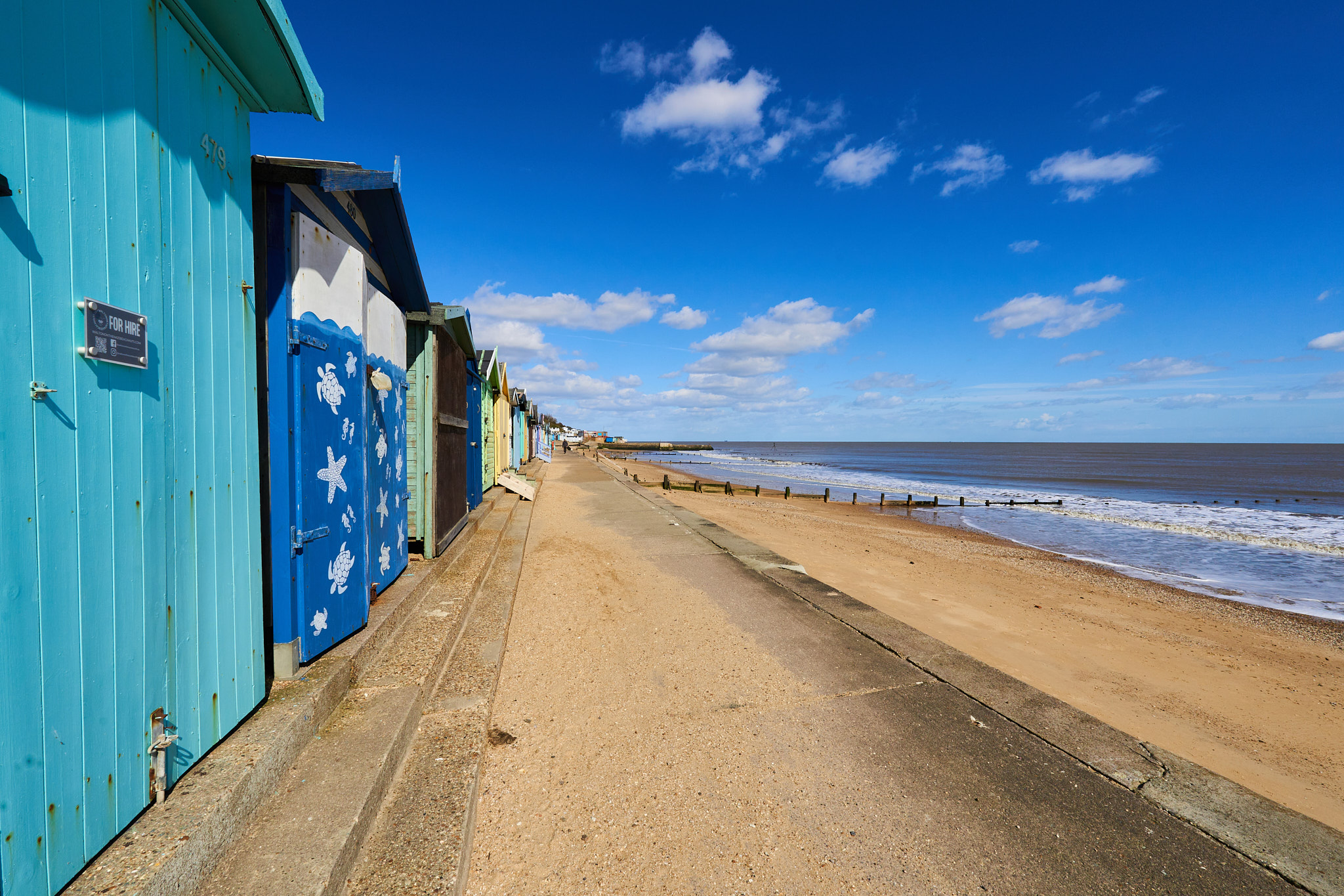 Seafront scene near Silver Seas