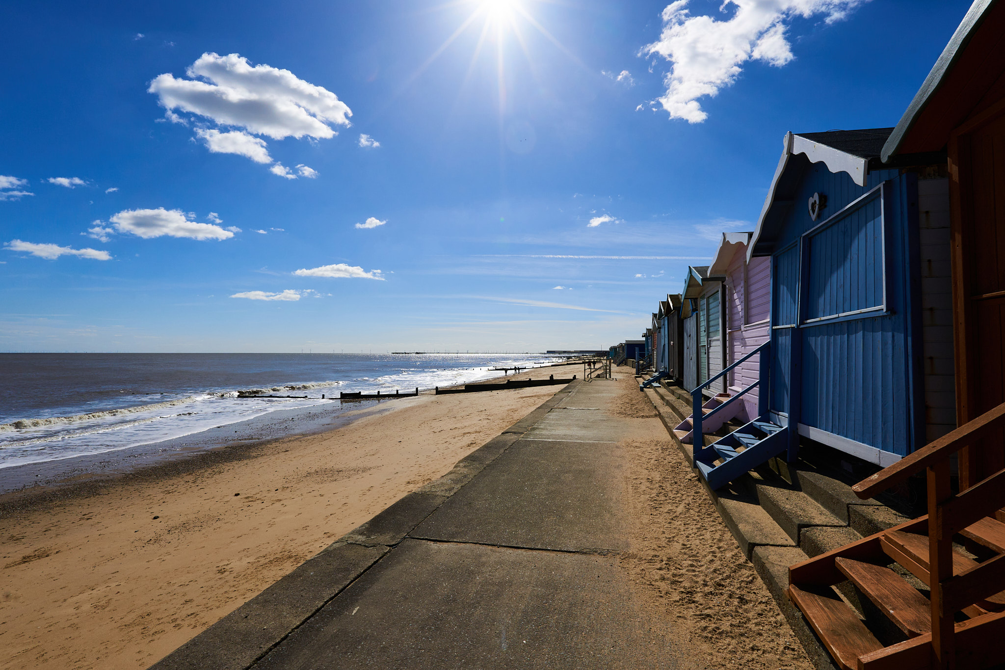Beach view near Silver Seas in Walton-on-the-Naze